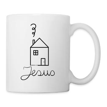 Jésus dans ma maison - Mug blanc - blanc - Droite