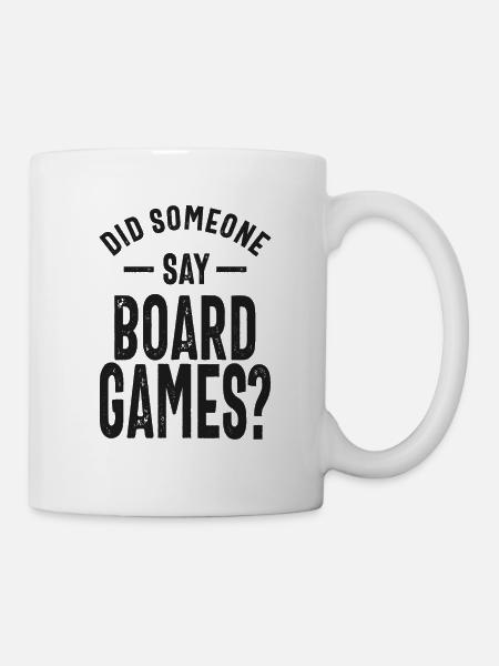 Quelqu'un a dit des jeux de société - Mug blanc - blanc