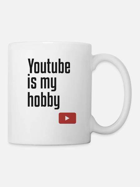 Youtube Is My Hobby - Mug - white
