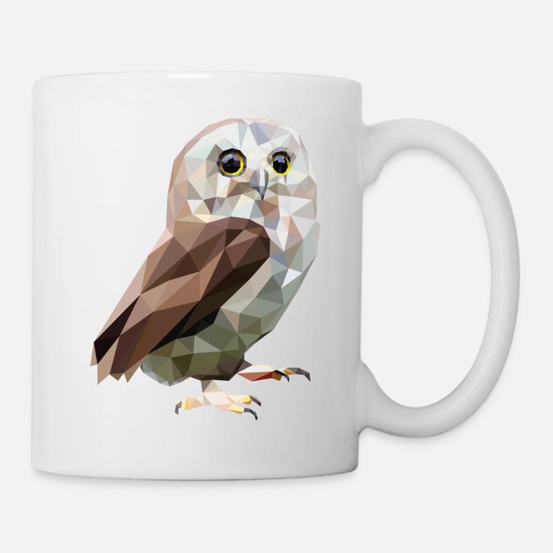 Eule - Tasse - Weiß