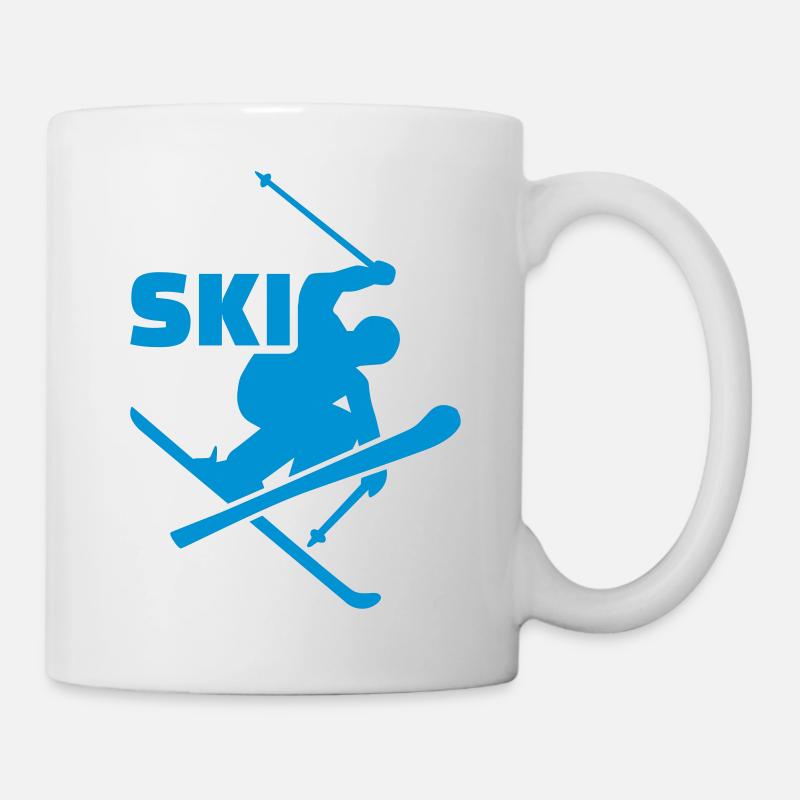 Ski - Tasse - Weiß