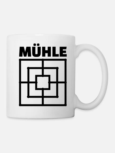 Mühle - Tasse - Weiß