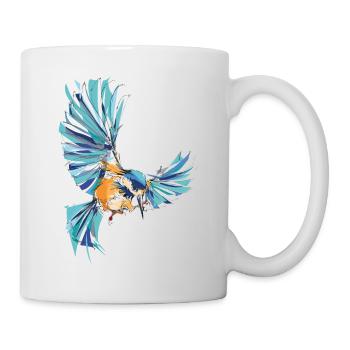 Eisvogel - Tasse - Weiß - Rechts