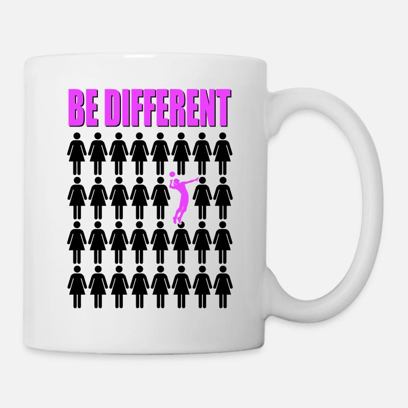 Équipe de volley-ball féminin - Mug blanc - blanc