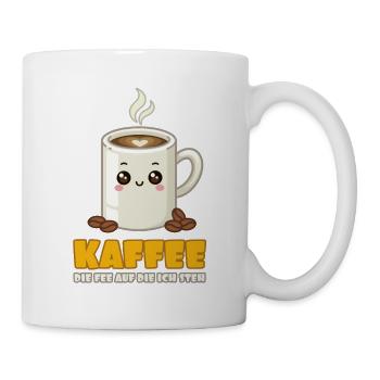 Kaffee - Die Fee auf die ich steh - Tasse - Weiß - Rechts