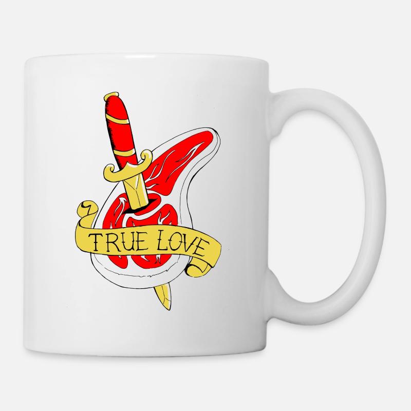 meat love - Mug - white