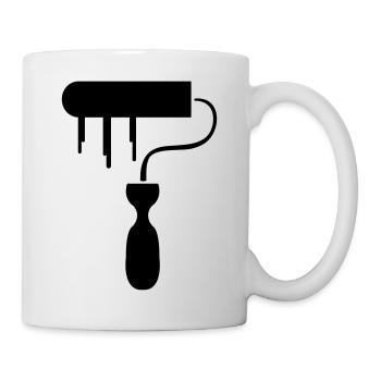 maler - Mug blanc - blanc - Droite