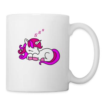 Cute sleeping unicorn kids gift idea - Mug - white - Right