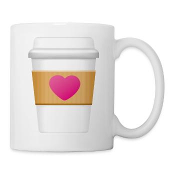Smiley Coffee Mug - Tasse - Weiß - Rechts