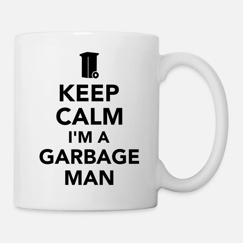 Müllmann - Tasse - Weiß