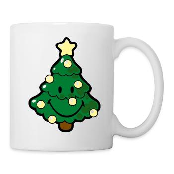 Smiley Christmas Tree - Mug blanc - blanc - Droite