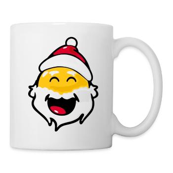 Smiley Santa Claus Laughing - Mug - white - Right