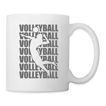 Volleyball - Joueur de volleyball - Mug blanc - blanc - Droite