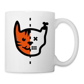 Schrödingers Chat / Cat Called Schroedinger (3c) - Mug blanc - blanc - Droite