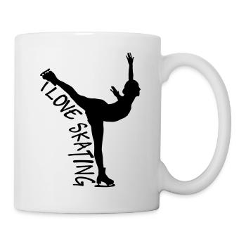 Eiskunstlauf Mod2 Kopie - Tasse - Weiß - Rechts