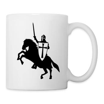 cavalier_templier_2 - Mug blanc - blanc - Droite