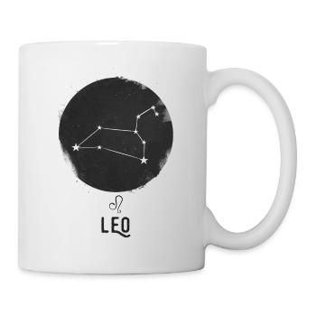 Minimal Leo Zodiac Sign - Mug - white - Right
