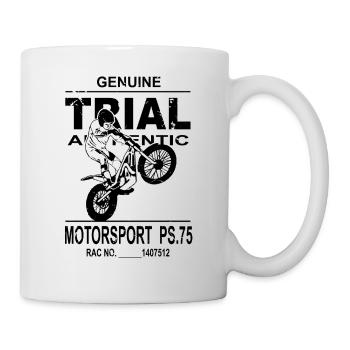 Trial Racing - Tasse - Weiß - Rechts