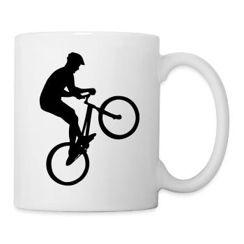 Biking - Trial - Tasse - Weiß - Rechts