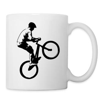 Biking - Trial - Tasse - Weiß - Rechts