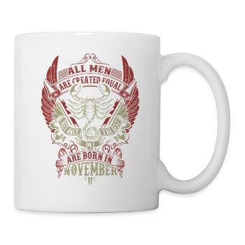All Men Are Created Equal But Only The Best Are B - Mug - white - Right