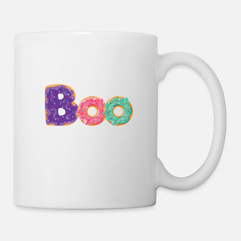 Halloween boo donut - Mug - white