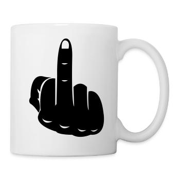 fuck_1 - Tasse - Weiß - Rechts