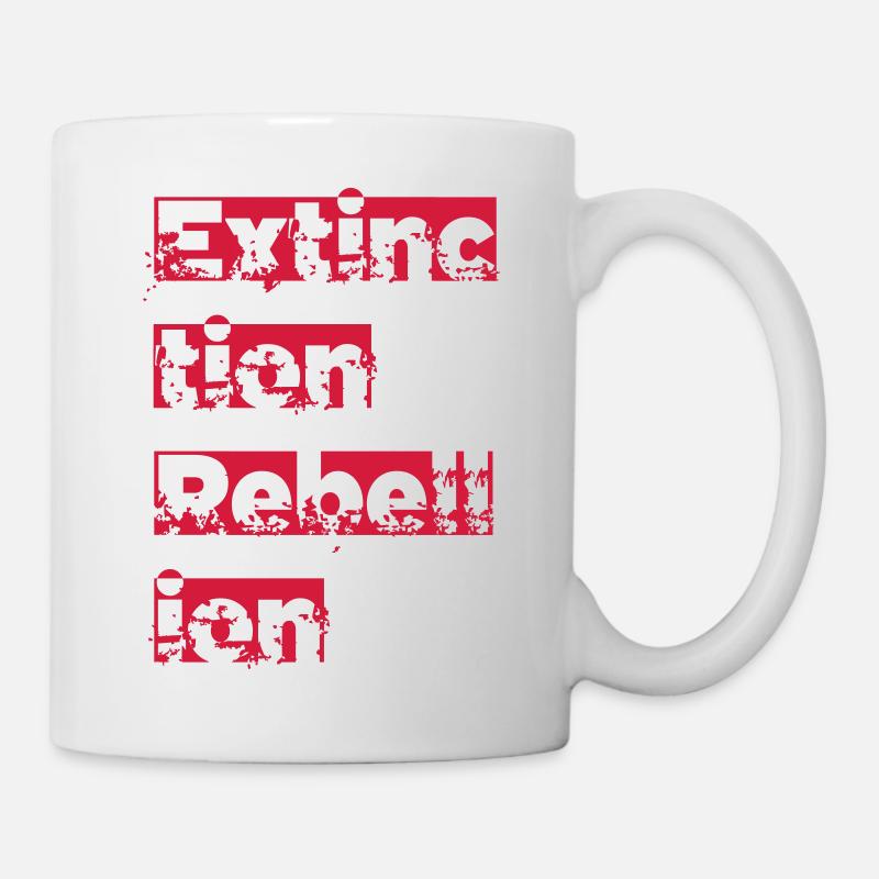 extinction rouge - Mug blanc - blanc