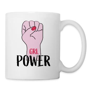 Féminisme Féministe Girl Power - Mug blanc - blanc - Droite