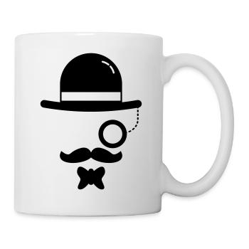 Hipster Vintage - Mug blanc - blanc - Droite