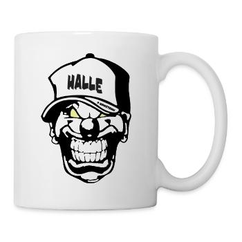 Halle Clown - Tasse - Weiß - Rechts