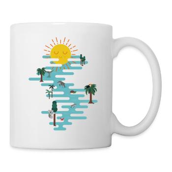 sun & ocean - Mug - white - Right