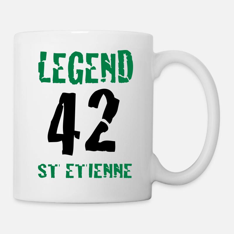 ST ETIENNE LEGEND 42 - Tasse - Weiß