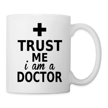 trust me i am a doctor - Mug - white - Right