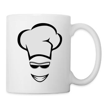 Faire cuire des lunettes de soleil de cuisson - Mug blanc - blanc - Droite