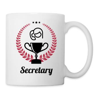 secrétaire / secrétariat / assistante / patron - Mug blanc - blanc - Droite
