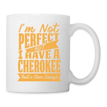 PARFAIT AVEC CHEROKEE YY - Mug blanc - blanc - Droite