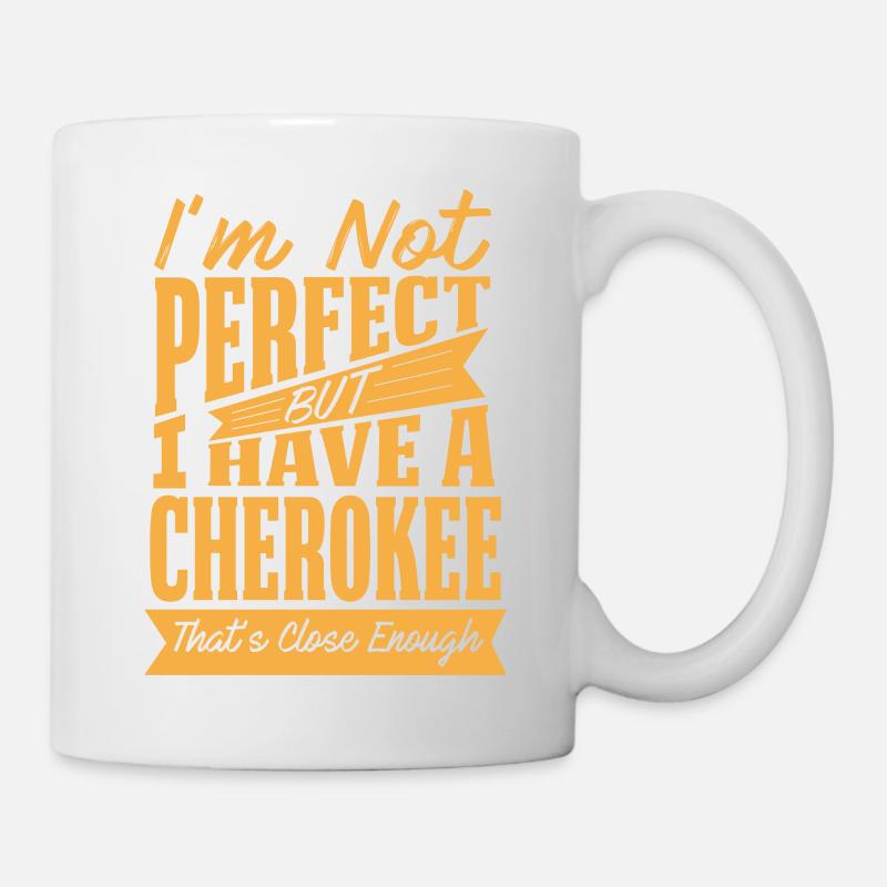 PARFAIT AVEC CHEROKEE YY - Mug blanc - blanc