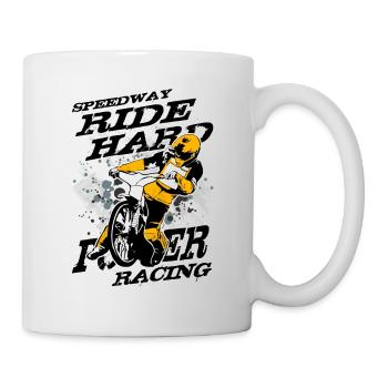 Speedway Racing - Tasse - Weiß - Rechts