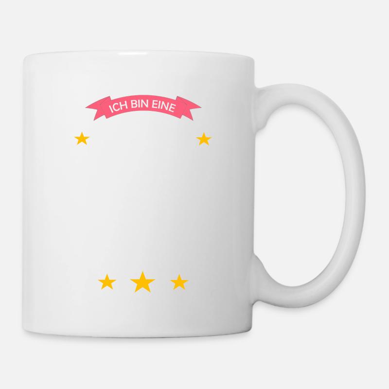 ich bin stolze tochter weiss - Tasse - Weiß