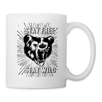 Stay Free Stay Wild - Mug - white - Right