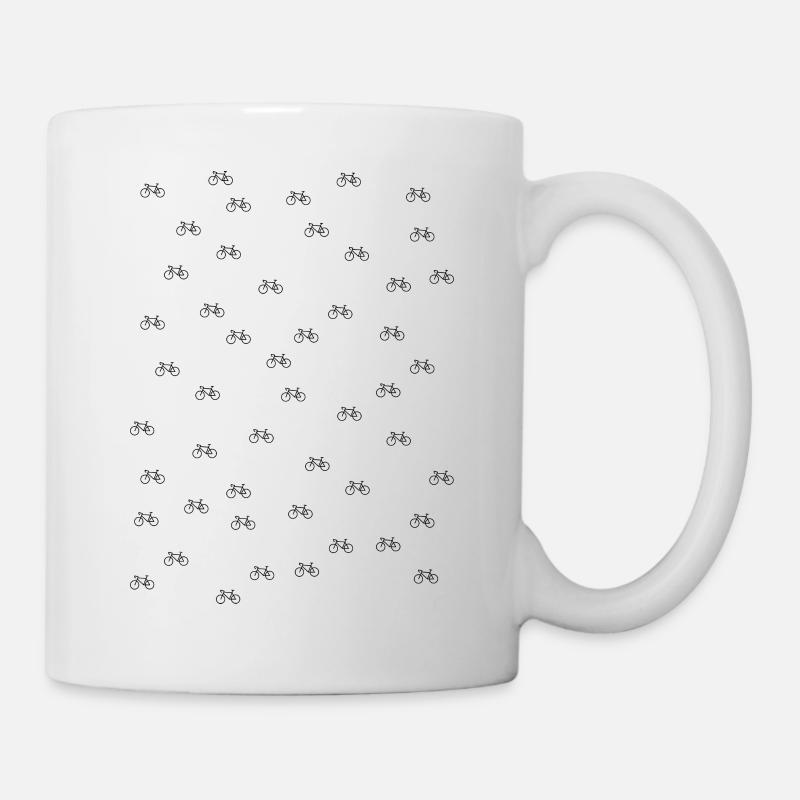 Bicycle, fixie, single speed, critical mass - Mug - white