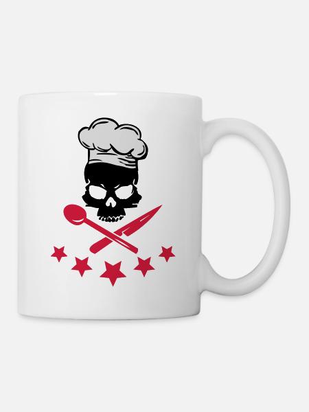 Cooking Skull - Mug blanc - blanc