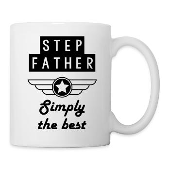 Stepfather Stiefvater Beau-Père Beau Pere Papa - Mug - white - Right
