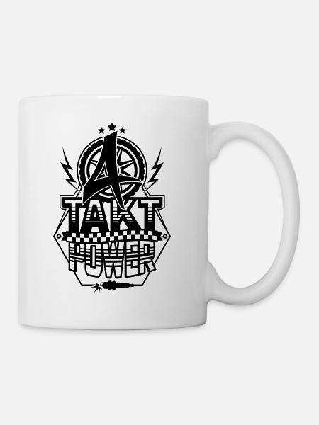 4-Takt-Power / Viertaktpower - Tasse - Weiß
