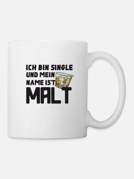Single Malt Whisky - Tasse - Weiß