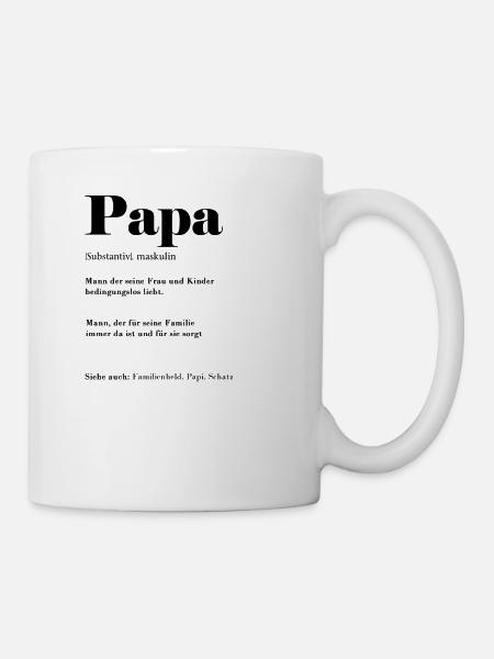 Papa - Tasse - Weiß