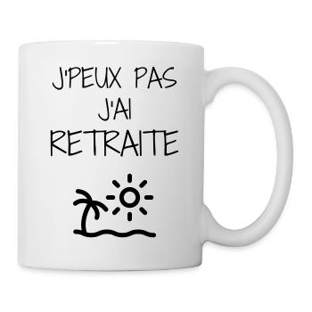 Retirement Retired Ruhestand Retraite Retraitée - Mug - white - Right