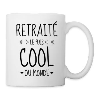 Retirement Retired Ruhestand Retraite Retraitée - Mug - white - Right
