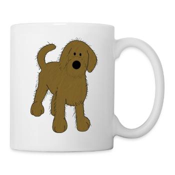 Idée cadeau chiot chien chiot mignon mignon - Mug blanc - blanc - Droite